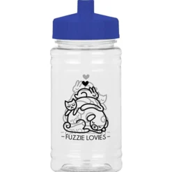 Clear Impact Ring Water Bottle - 16 oz