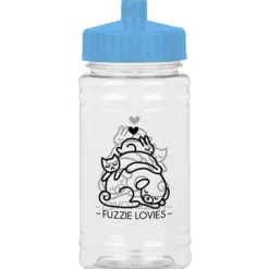 Clear Impact Ring Water Bottle - 16 oz
