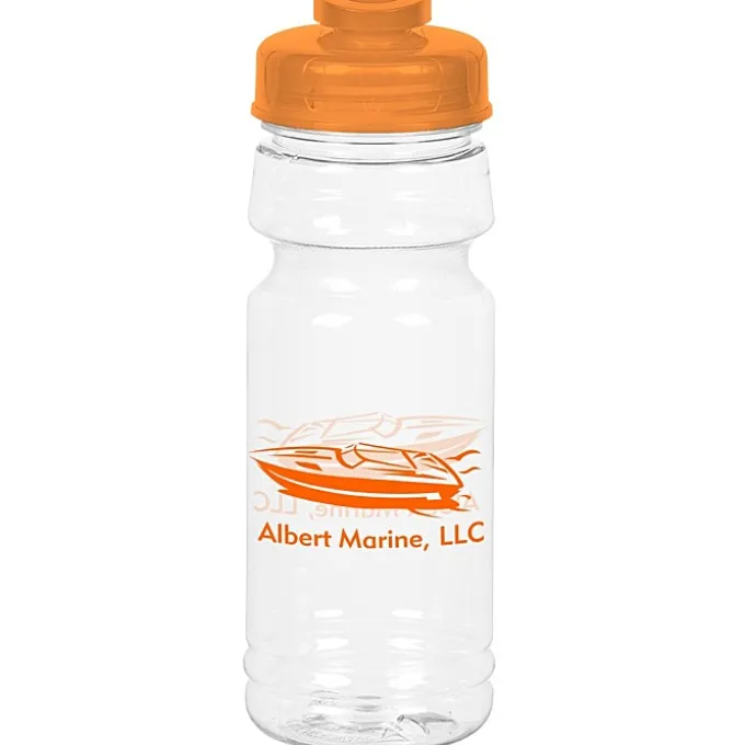 Clear Impact Trainer Bottle with Flip Drink Lid - 24 oz