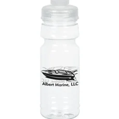 Clear Impact Trainer Bottle with Flip Drink Lid - 24 oz