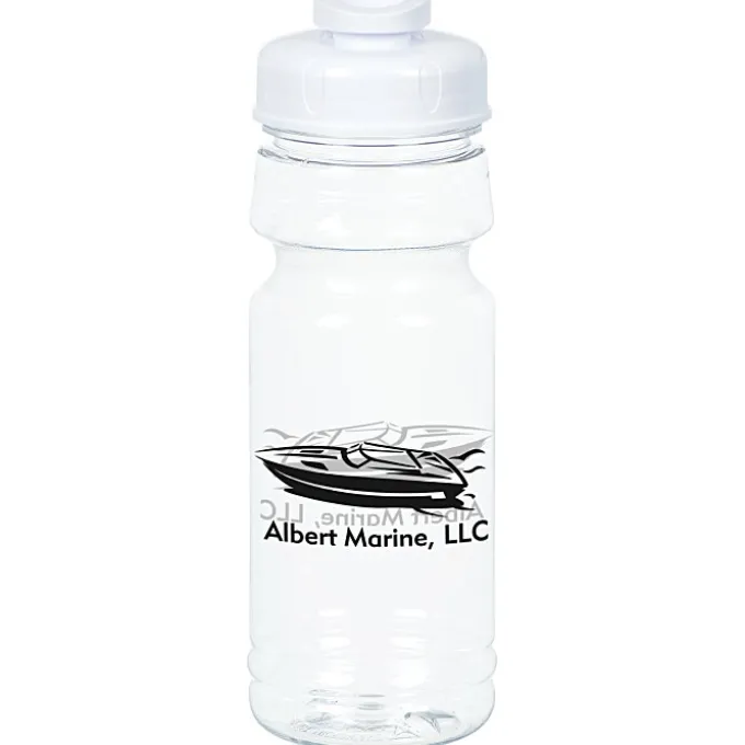 Clear Impact Trainer Bottle with Flip Drink Lid - 24 oz