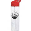 Clear Impact Twist Water Bottle with Flip Straw Lid - 24 oz