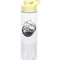 Clear Impact Twist Water Bottle with Flip Carry Lid - 24 oz