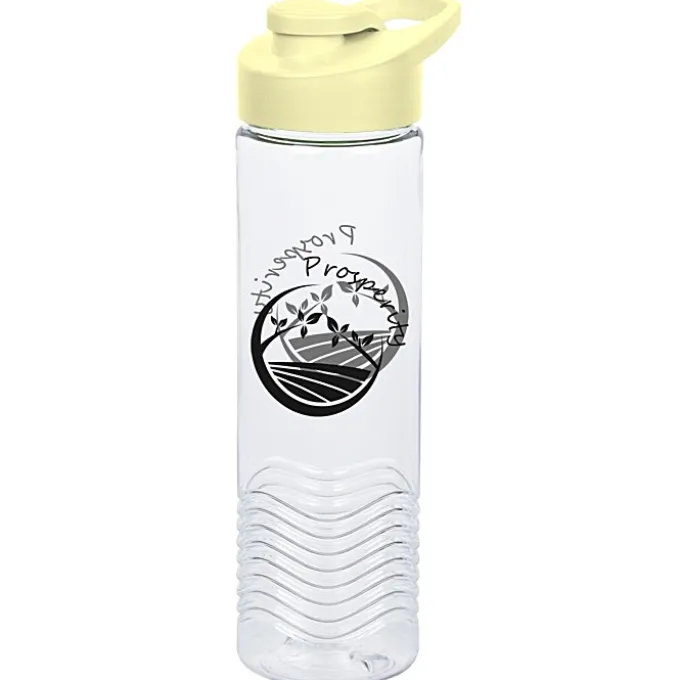 Clear Impact Twist Water Bottle with Flip Carry Lid - 24 oz