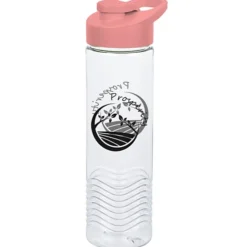 Clear Impact Twist Water Bottle with Flip Carry Lid - 24 oz