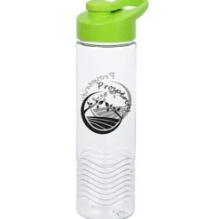Clear Impact Twist Water Bottle with Flip Carry Lid - 24 oz