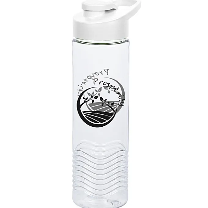 Clear Impact Twist Water Bottle with Flip Carry Lid - 24 oz