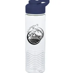 Clear Impact Twist Water Bottle with Flip Carry Lid - 24 oz