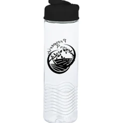 Clear Impact Twist Water Bottle with Flip Lid - 24 oz