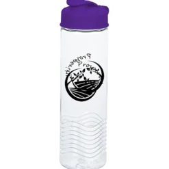 Clear Impact Twist Water Bottle with Flip Lid - 24 oz