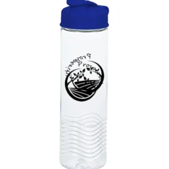 Clear Impact Twist Water Bottle with Flip Lid - 24 oz