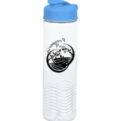 Clear Impact Twist Water Bottle with Flip Lid - 24 oz