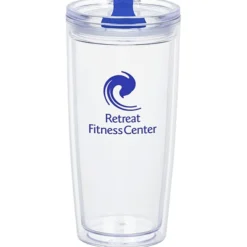Clearly Acrylic Travel Tumbler - 20 oz