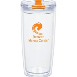 Clearly Acrylic Travel Tumbler - 20 oz