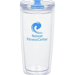 Clearly Acrylic Travel Tumbler - 20 oz