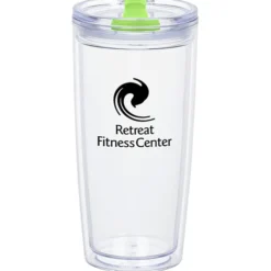 Clearly Acrylic Travel Tumbler - 20 oz
