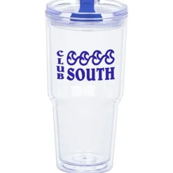 Clearly Acrylic Travel Tumbler - 24 oz