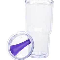 Clearly Acrylic Travel Tumbler - 24 oz