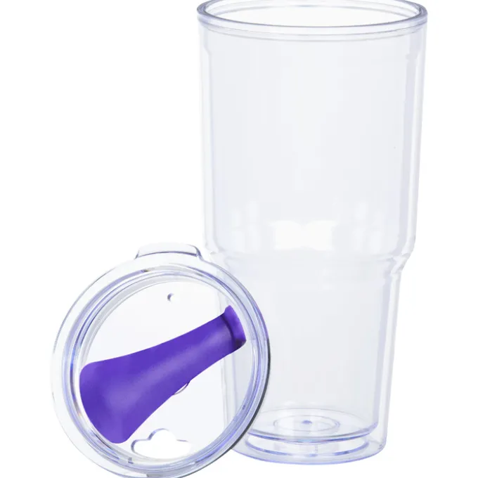 Clearly Acrylic Travel Tumbler - 24 oz