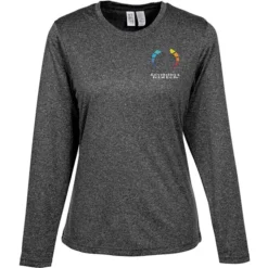 Clique Charge Active LS Tee - Ladies' - Embroidered