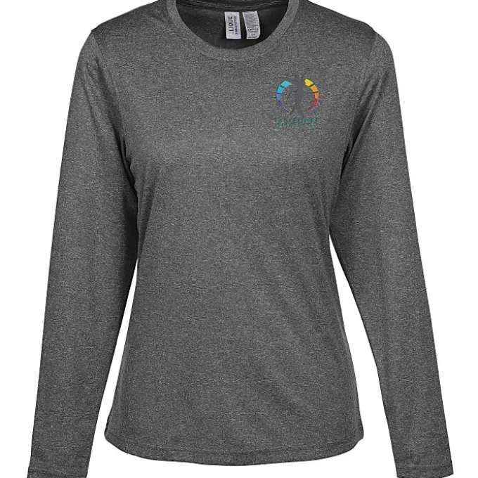 Clique Charge Active LS Tee - Ladies' - Embroidered