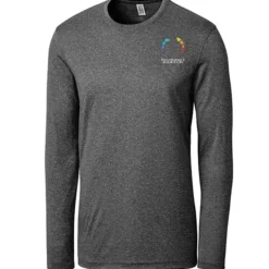 Clique Charge Active LS Tee - Men's - Embroidered