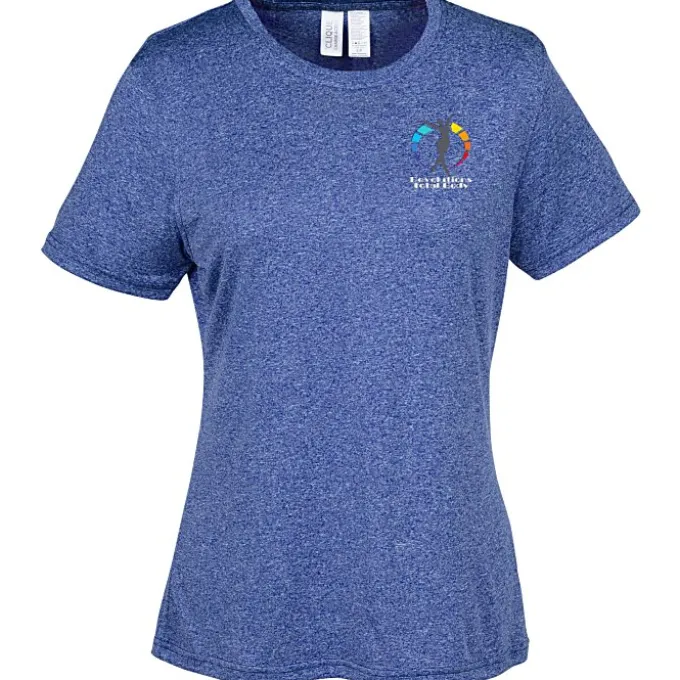 Clique Charge Active Tee - Ladies' - Embroidered