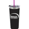 Colma Vacuum Tumbler with Straw - 22 oz - 24 hr