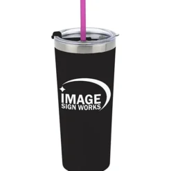 Colma Vacuum Tumbler with Straw - 22 oz - 24 hr