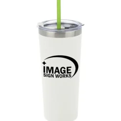 Colma Vacuum Tumbler with Straw - 22 oz - 24 hr