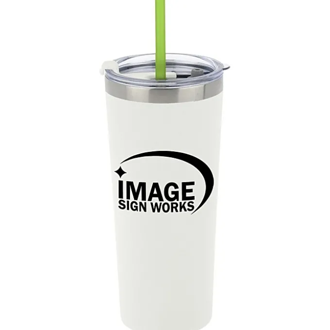 Colma Vacuum Tumbler with Straw - 22 oz - 24 hr
