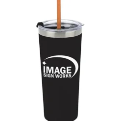 Colma Vacuum Tumbler with Straw - 22 oz - 24 hr