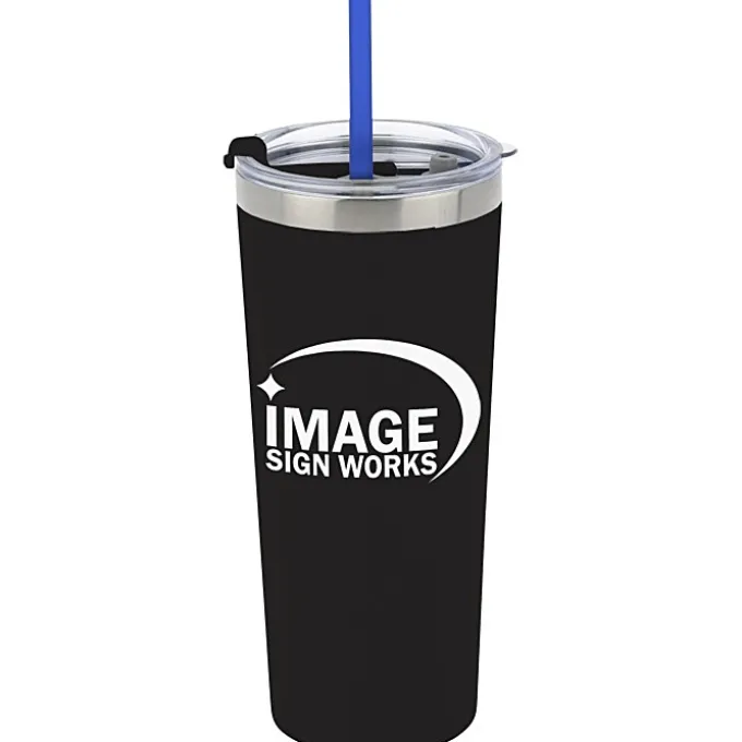 Colma Vacuum Tumbler with Straw - 22 oz - 24 hr