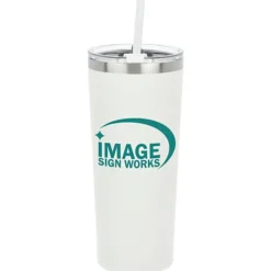 Colma Vacuum Tumbler with Straw - 22 oz - 24 hr