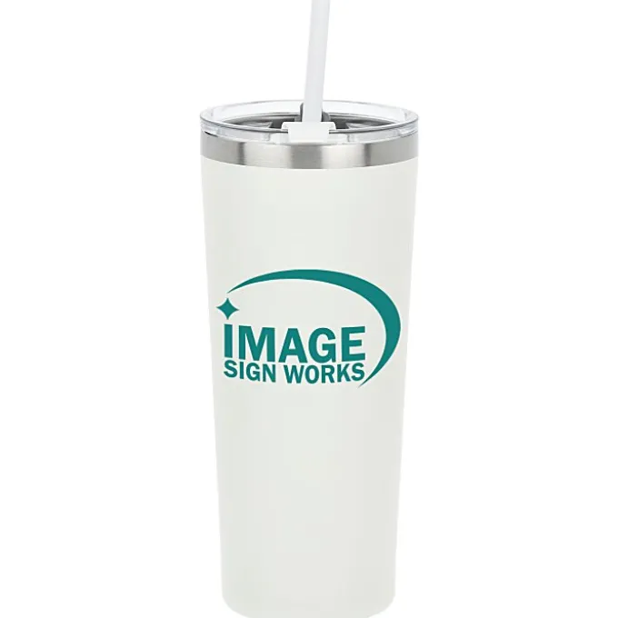 Colma Vacuum Tumbler with Straw - 22 oz - 24 hr