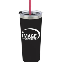 Colma Vacuum Tumbler with Straw - 22 oz - 24 hr