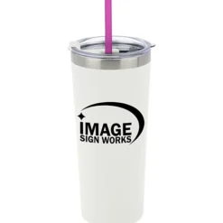 Colma Vacuum Tumbler with Straw - 22 oz - 24 hr