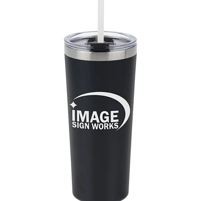 Colma Vacuum Tumbler with Straw - 22 oz - 24 hr