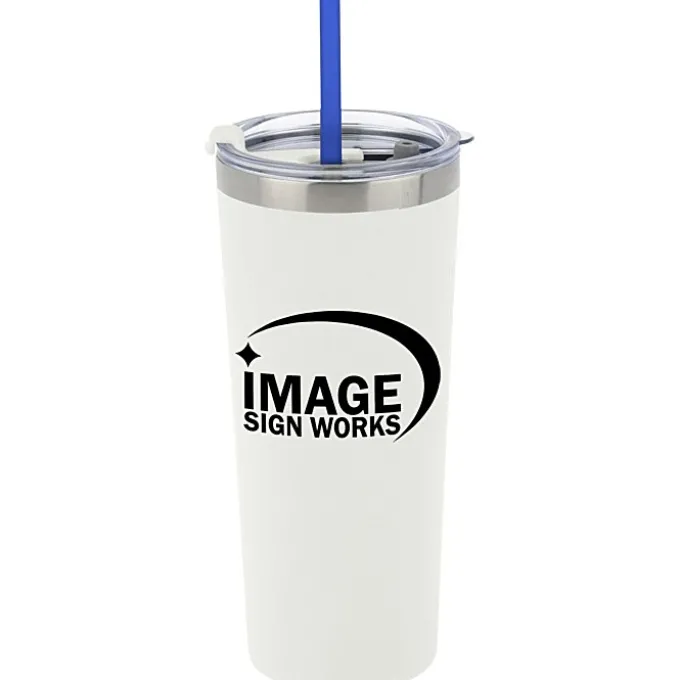 Colma Vacuum Tumbler with Straw - 22 oz - 24 hr