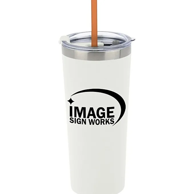 Colma Vacuum Tumbler with Straw - 22 oz - 24 hr