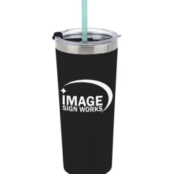 Colma Vacuum Tumbler with Straw - 22 oz - 24 hr