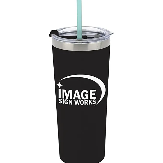 Colma Vacuum Tumbler with Straw - 22 oz - 24 hr