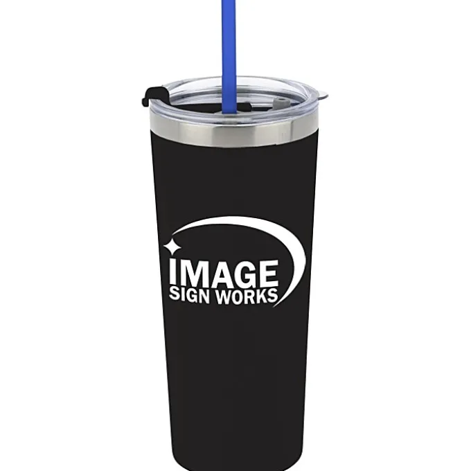 Colma Vacuum Tumbler with Straw - 22 oz