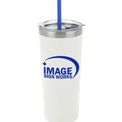 Colma Vacuum Tumbler with Straw - 22 oz