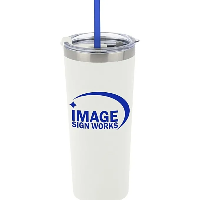 Colma Vacuum Tumbler with Straw - 22 oz