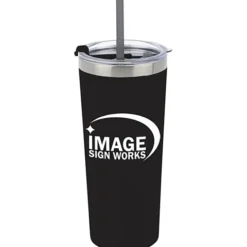 Colma Vacuum Tumbler with Straw - 22 oz