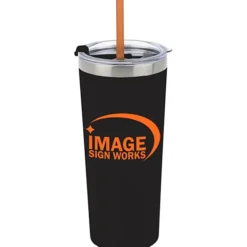 Colma Vacuum Tumbler with Straw - 22 oz