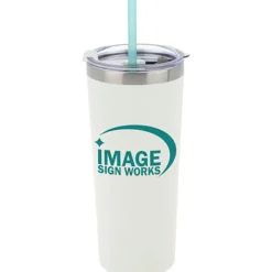 Colma Vacuum Tumbler with Straw - 22 oz