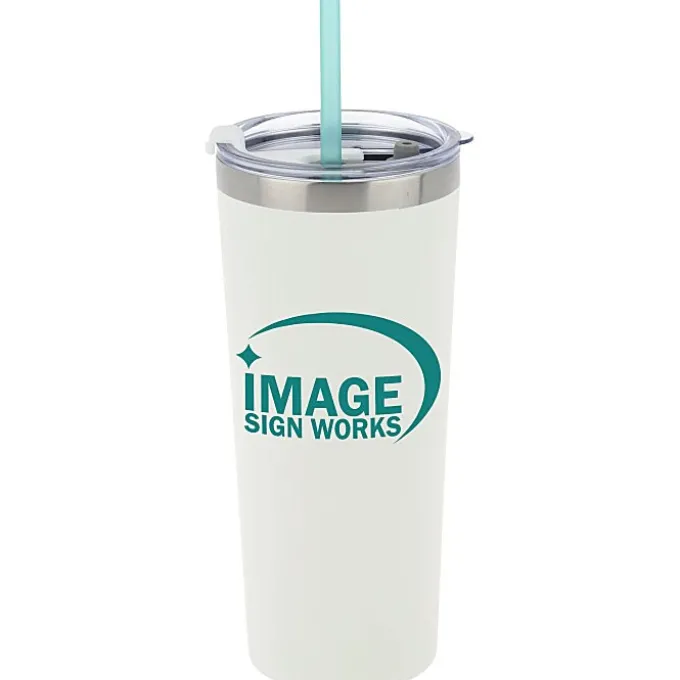 Colma Vacuum Tumbler with Straw - 22 oz