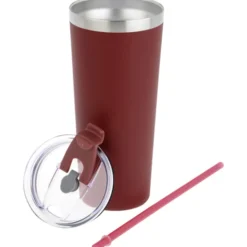 Colma Vacuum Tumbler with Straw - 22 oz - Colors - 24 hr